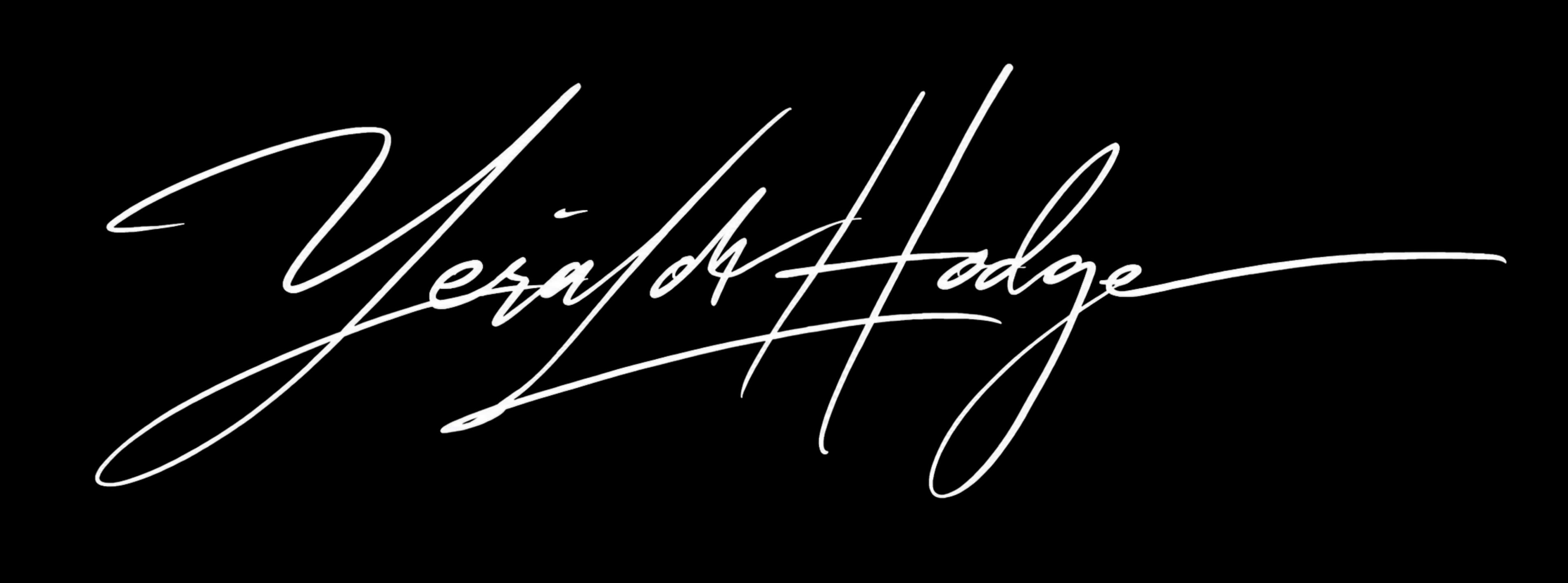 Yeraldo Hodge Signature